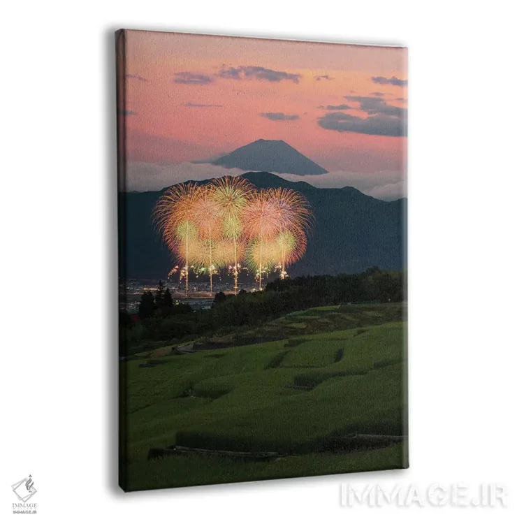 تابلو دکوراتیو تابستان در ژاپن چهار اثر دایسوکه اوئه ماتسو - نمای پرسپکتیو محصول