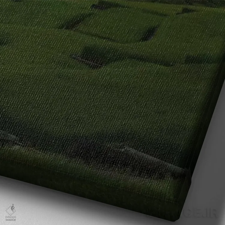 تابلو دکوراتیو تابستان در ژاپن چهار اثر دایسوکه اوئه ماتسو - نمای نزدیک بافت بوم