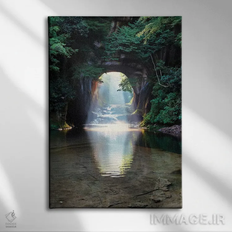 تابلو دکوراتیو تابستان در ژاپن هفت اثر دایسوکه اوئه ماتسو - نمای روبهرو روی دیوار