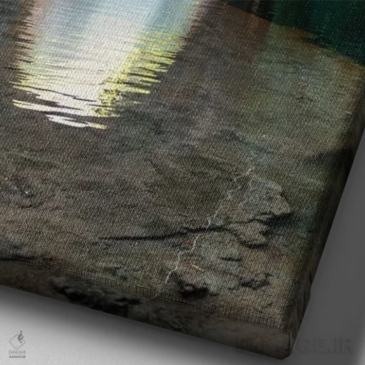 تابلو دکوراتیو تابستان در ژاپن هفت اثر دایسوکه اوئه ماتسو - نمای نزدیک بافت بوم