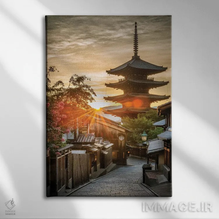 تابلو دکوراتیو تابستان در ژاپن هشت اثر دایسوکه اوئه ماتسو - نمای روبهرو روی دیوار