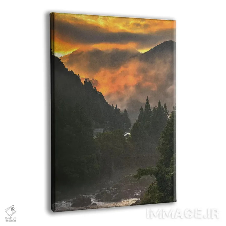 تابلو دکوراتیو تابستان در ژاپن یازده اثر دایسوکه اوئه ماتسو - نمای پرسپکتیو محصول