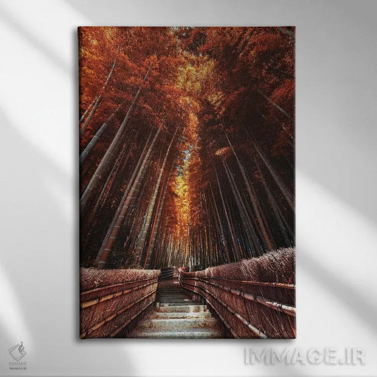 تابلو دکوراتیو تابستان در ژاپن نه اثر دایسوکه اوئه ماتسو - نمای روبهرو روی دیوار