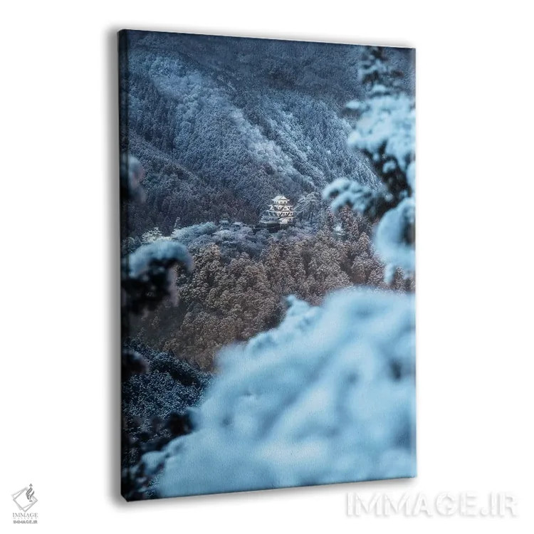 تابلو دکوراتیو زمستان در ژاپن دو اثر دایسوکه اوئه ماتسو - نمای پرسپکتیو محصول