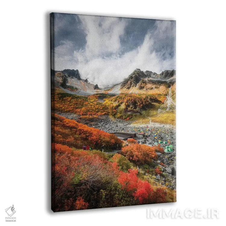 تابلو دکوراتیو پاییز در ژاپن بیست و یکم اثر دایسوکه اوئه ماتسو - نمای پرسپکتیو محصول