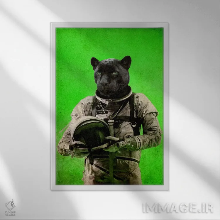 تابلو دکوراتیو طعم آسمان را خواهم چشید اثر دورو آرت - نمای قابدار سفید