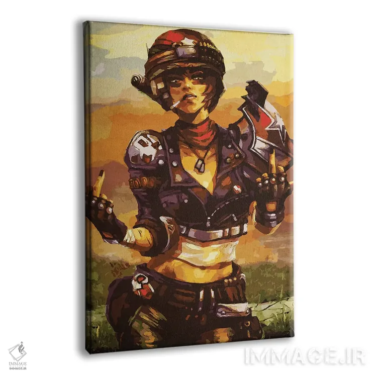 تابلو دکوراتیو موز اثر دورو آرت - نمای پرسپکتیو محصول