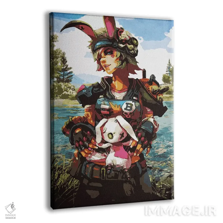 تابلو دکوراتیو تینا اثر دورو آرت - نمای پرسپکتیو محصول