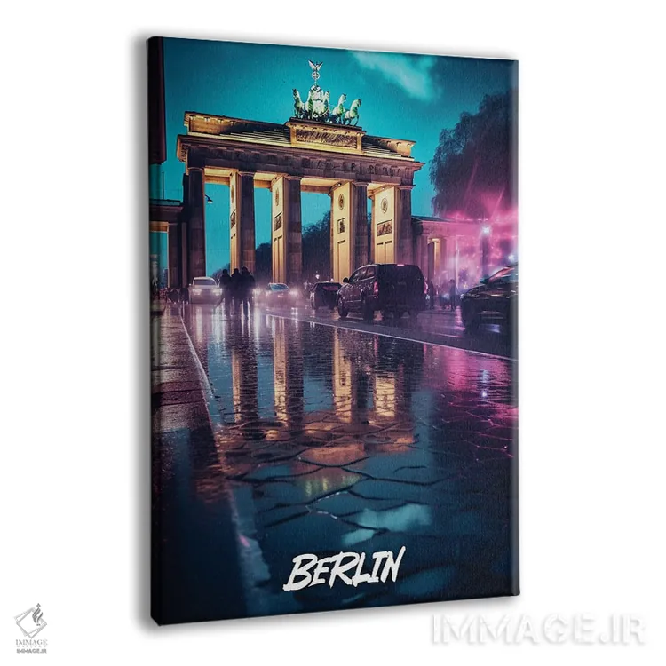 تابلو دکوراتیو برلین فانتزی اثر دورو آرت - نمای پرسپکتیو محصول