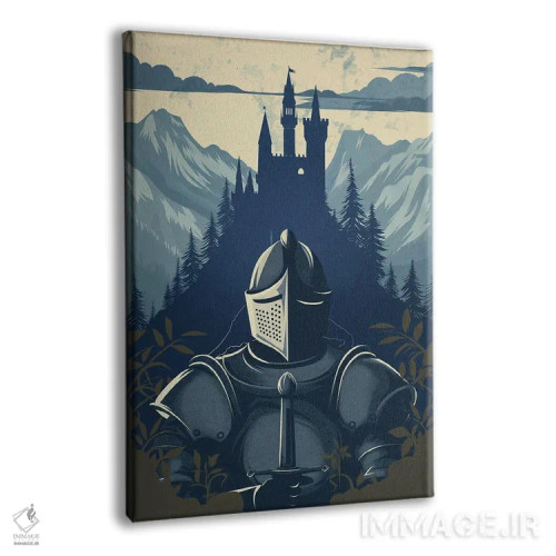 تابلو دکوراتیو شوالیه IV اثر دورو آرت - نمای پرسپکتیو محصول