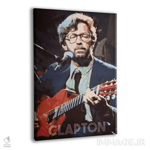 تابلو دکوراتیو کلاپتون اثر دورو آرت - نمای پرسپکتیو محصول