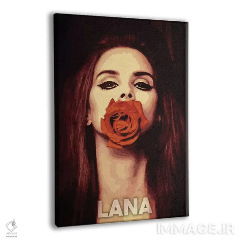 تابلو دکوراتیو لانا اثر دورو آرت - نمای پرسپکتیو محصول