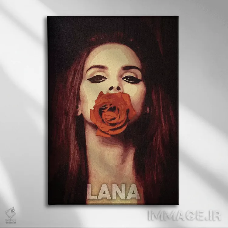 تابلو دکوراتیو لانا اثر دورو آرت - نمای روبهرو روی دیوار