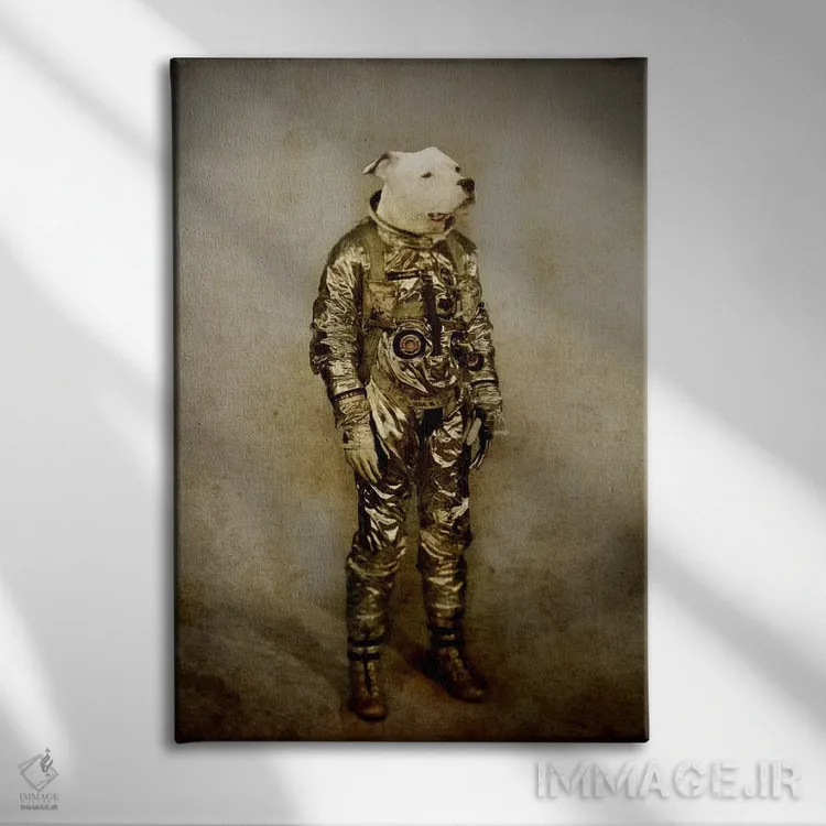 تابلو دکوراتیو سخت اثر دورو آرت - نمای روبهرو روی دیوار