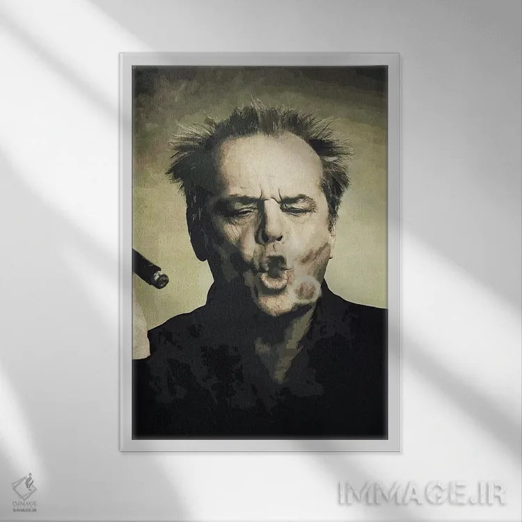 تابلو دکوراتیو جک اثر دورو آرت - نمای قابدار سفید