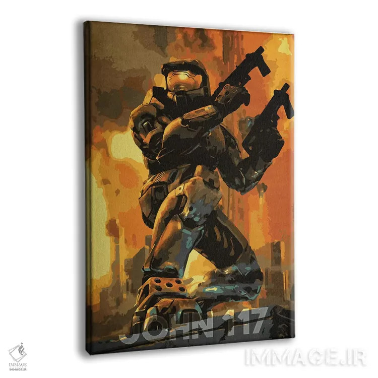 تابلو دکوراتیو جان-۱۱۷ اثر دورو آرت - نمای پرسپکتیو محصول