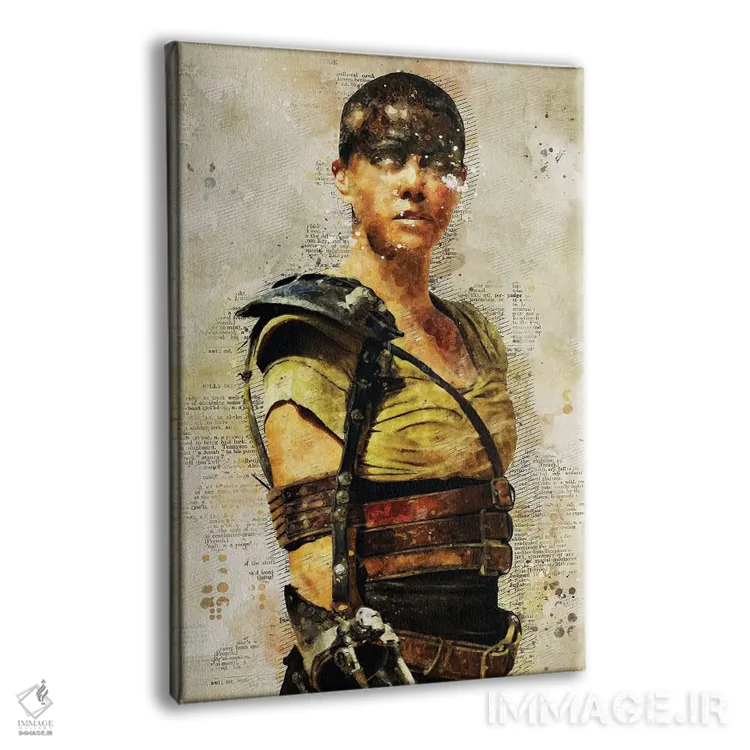 تابلو دکوراتیو فیوریو سا آبرنگی اثر دورو آرت - نمای پرسپکتیو محصول