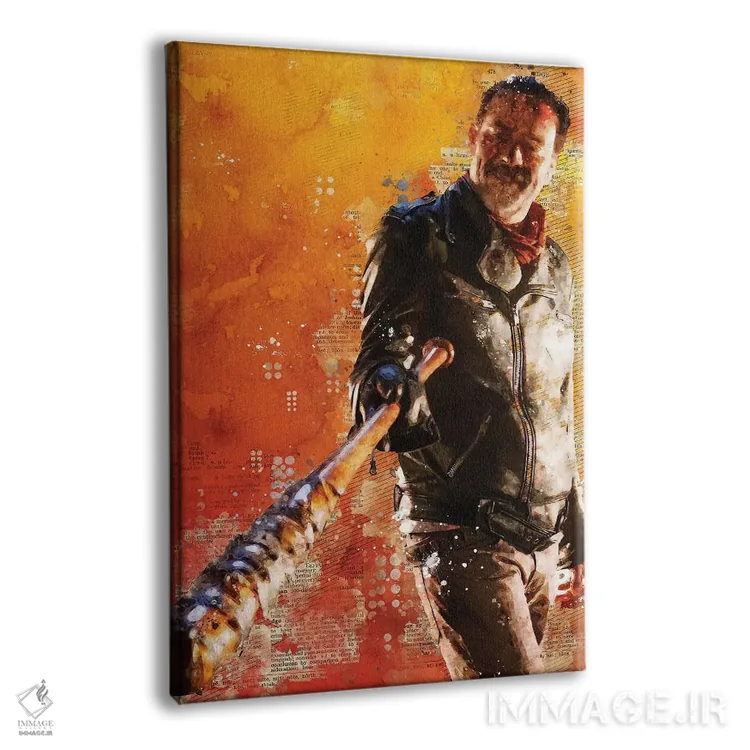 تابلو دکوراتیو نیگان و لوسی آل آبرنگی اثر دورو آرت - نمای پرسپکتیو محصول