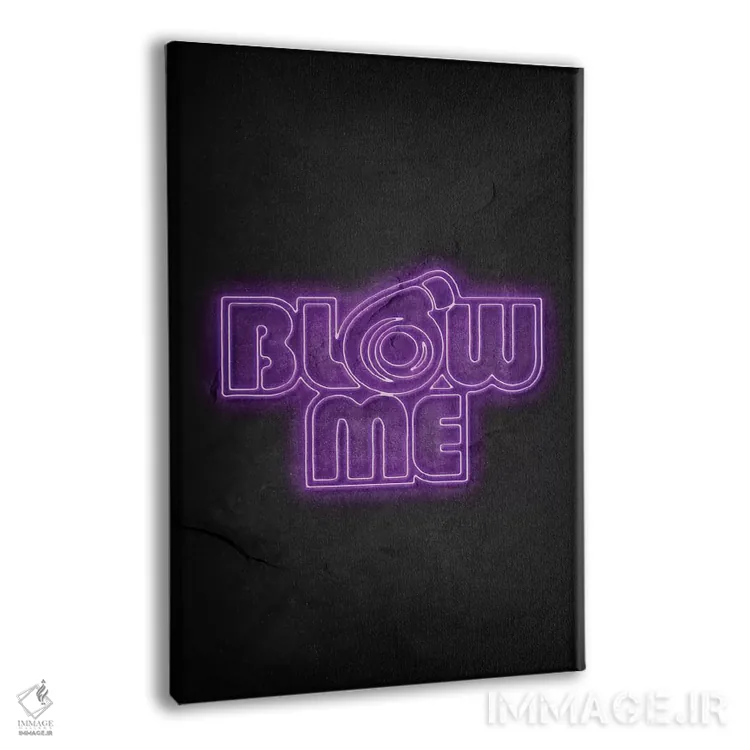 تابلو مینیمال فوت کن اثر دورو آرت - نمای پرسپکتیو محصول