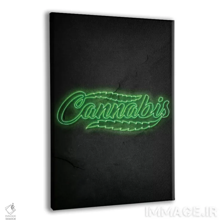 تابلو مینیمال شاه دانه اثر دورو آرت - نمای پرسپکتیو محصول