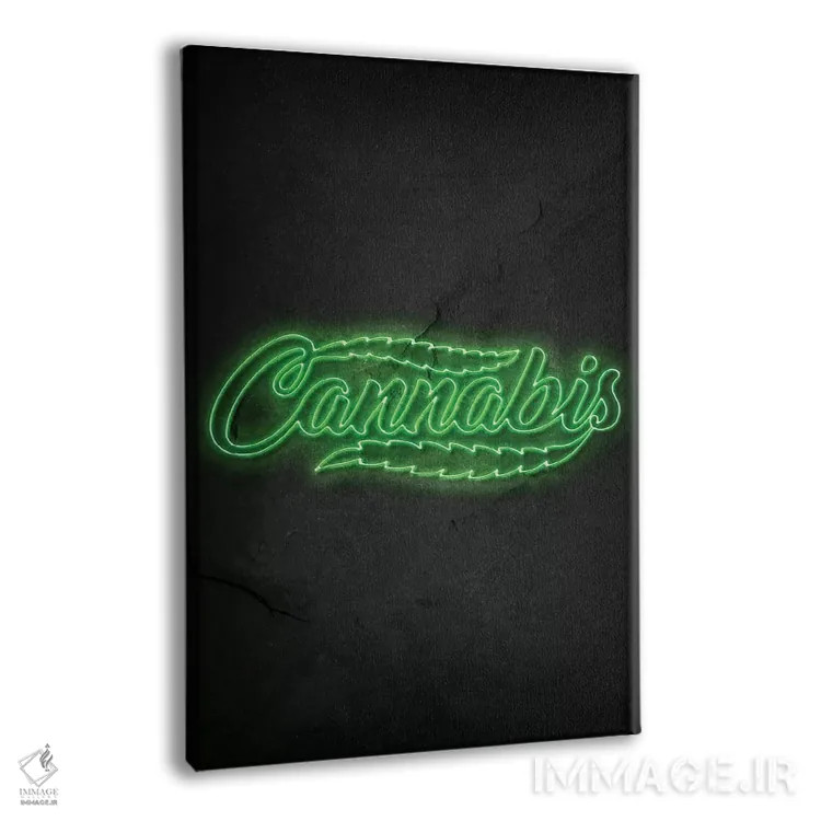 تابلو مینیمال شاه دانه اثر دورو آرت - نمای پرسپکتیو محصول