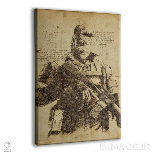 تابلو دکوراتیو مار داوینچی اثر دورو آرت - نمای پرسپکتیو محصول