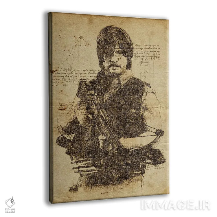 تابلو دکوراتیو دیکسون داوینچی اثر دورو آرت - نمای پرسپکتیو محصول