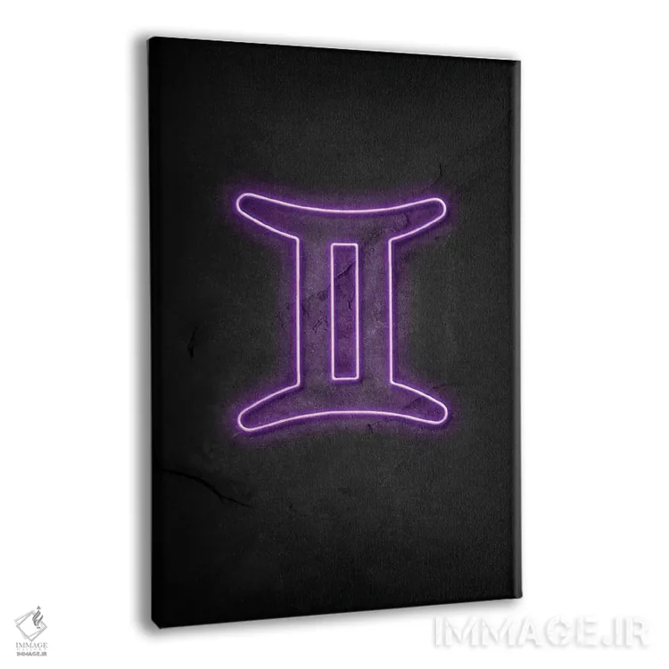 تابلو دکوراتیو برج جوزا اثر دورو آرت - نمای پرسپکتیو محصول