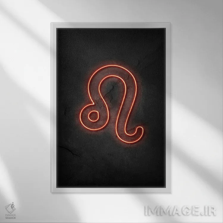 تابلو دکوراتیو برج اسد اثر دورو آرت - نمای قابدار سفید