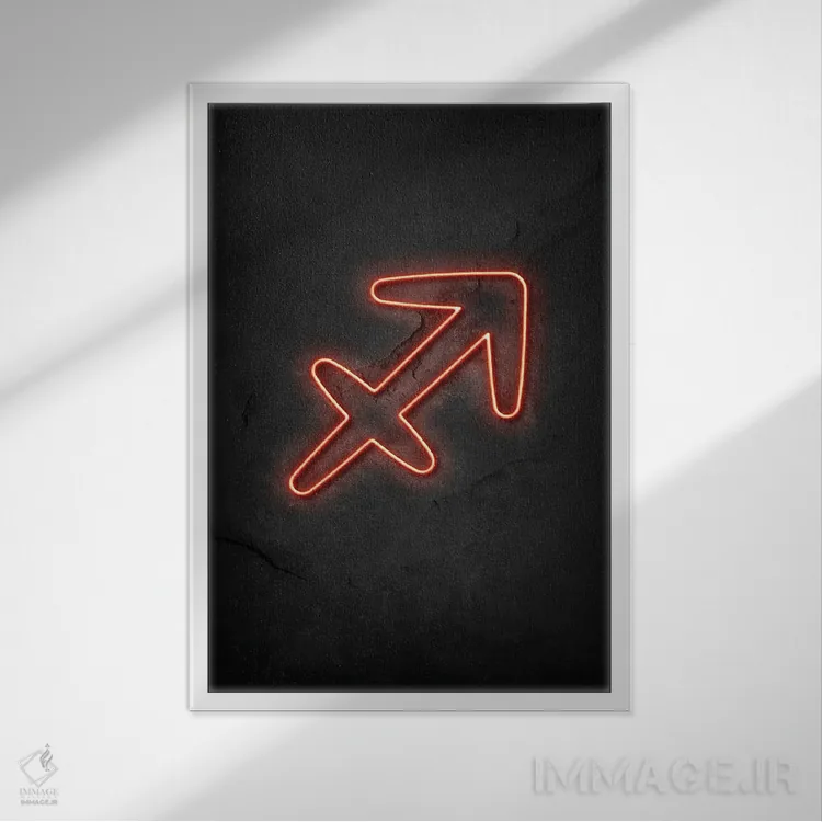 تابلو دکوراتیو برج قوس اثر دورو آرت - نمای قابدار سفید