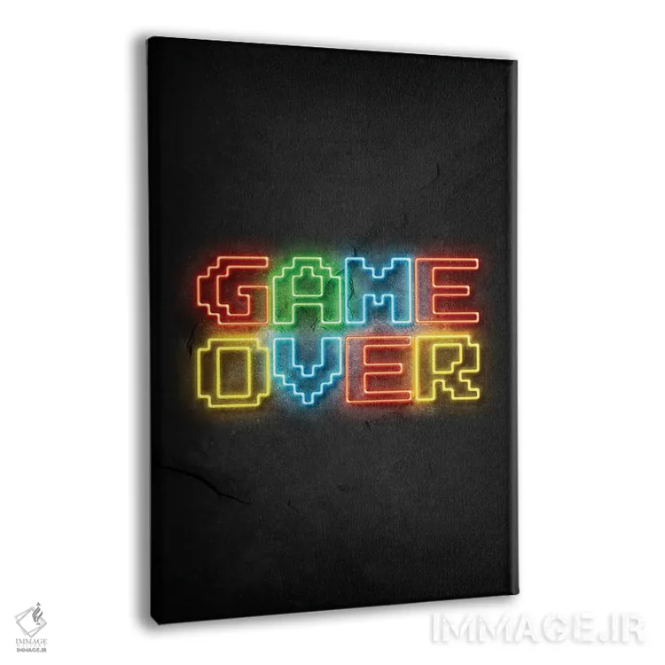 تابلو دکوراتیو پایان بازی اثر دورو آرت - نمای پرسپکتیو محصول