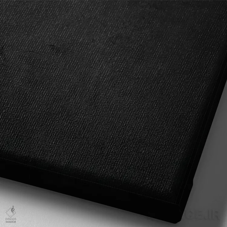 تابلو مینیمال پک من اثر دورو آرت - نمای نزدیک بافت بوم