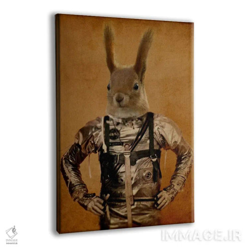 تابلو دکوراتیو هازل اثر دورو آرت - نمای پرسپکتیو محصول