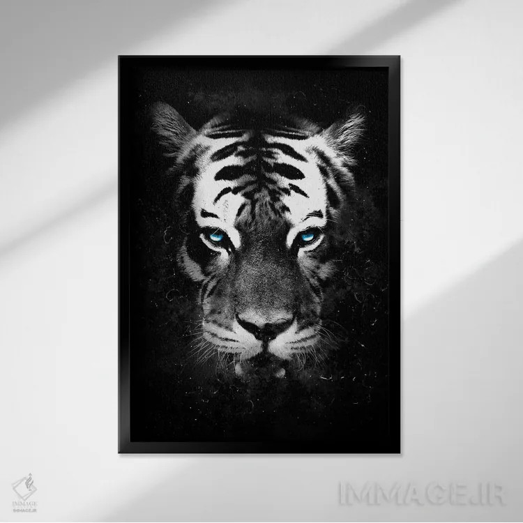 تابلو دکوراتیو غیرقابل کنترل II اثر دورو آرت - نمای قابدار مشکی