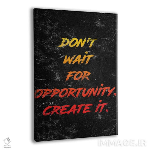 تابلو دکوراتیو فرصت اثر دورو آرت - نمای پرسپکتیو محصول