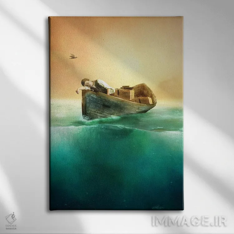 تابلو دکوراتیو جایی اثر دیوگو وریسی مو - نمای روبهرو روی دیوار