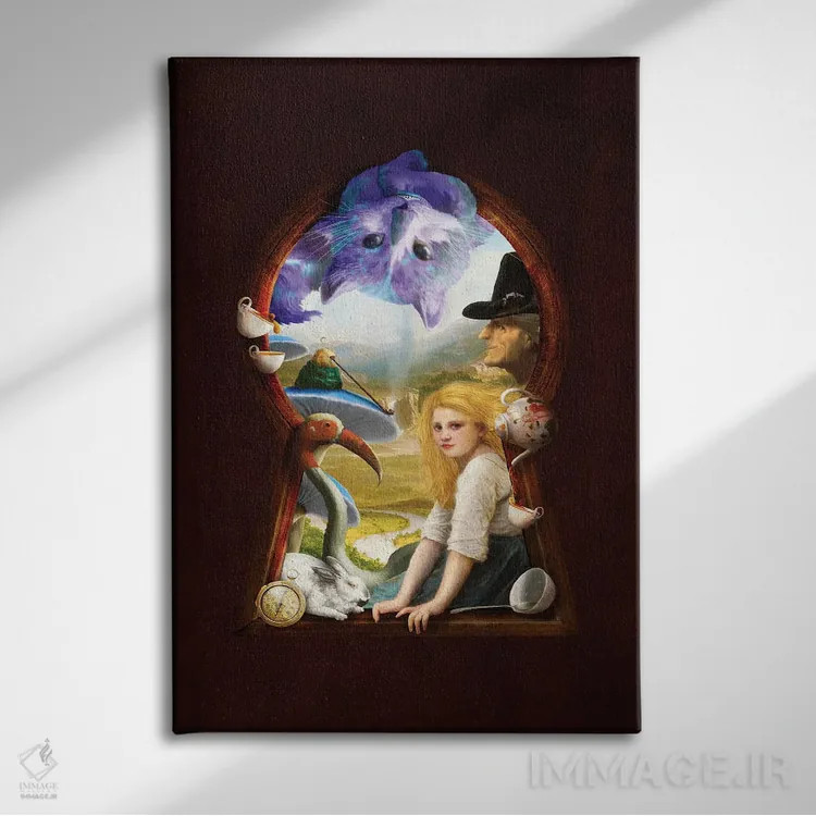 تابلو دکوراتیو یک ماجرای دیوانه وار اثر دیوگو وریسی مو - نمای روبهرو روی دیوار