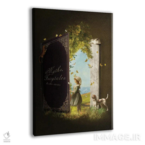 تابلو دکوراتیو یک ماجرای افسانه ای اثر دیوگو وریسی مو - نمای پرسپکتیو محصول