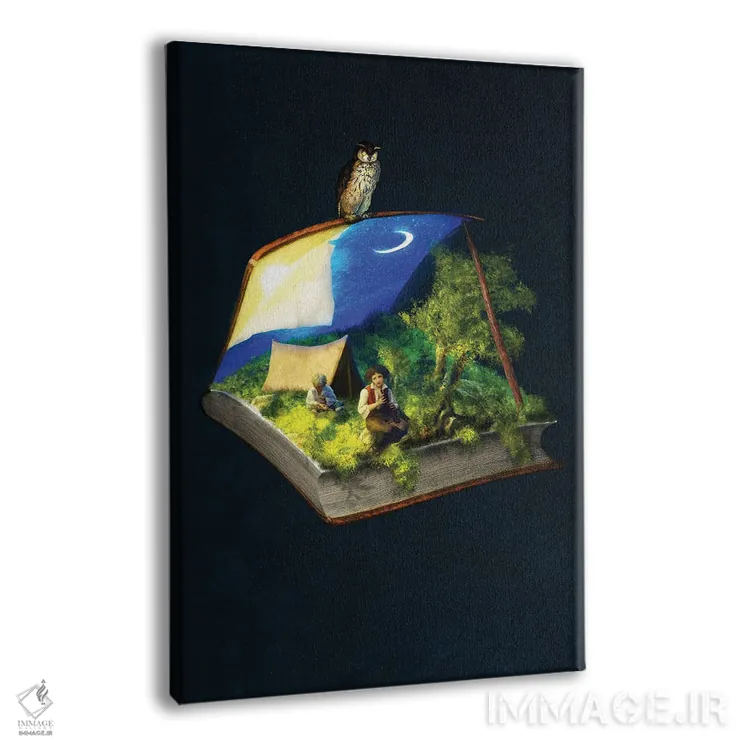 تابلو دکوراتیو داستان های کمپینگ اثر دیوگو وریسی مو - نمای پرسپکتیو محصول