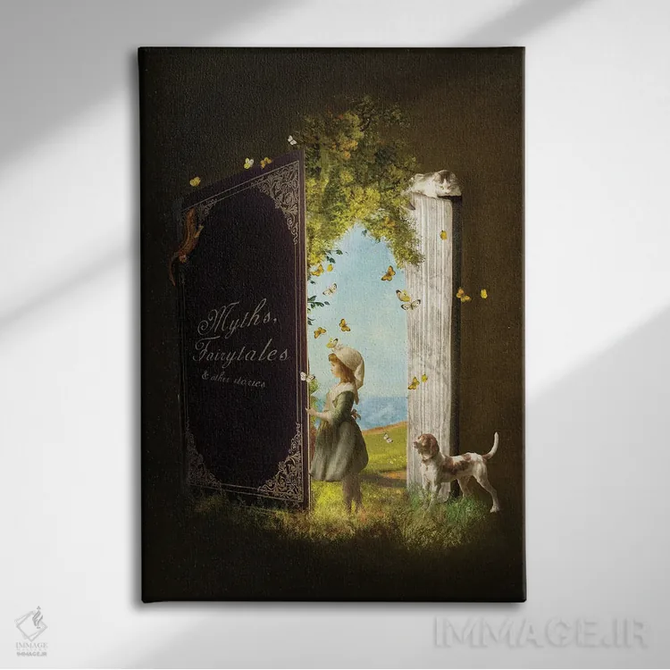 تابلو دکوراتیو یک ماجرای افسانه ای اثر دیوگو وریسی مو - نمای روبهرو روی دیوار