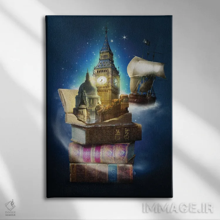 تابلو دکوراتیو داستان هایی از ستاره دوم اثر دیوگو وریسی مو - نمای روبهرو روی دیوار