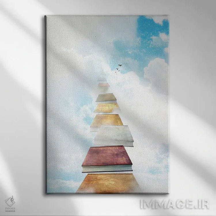 تابلو دکوراتیو سرزمین دوردست اثر دیوگو وریسی مو - نمای روبهرو روی دیوار