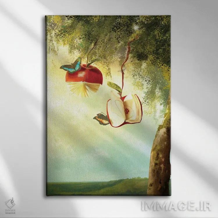 تابلو دکوراتیو هر روز یک داستان اثر دیوگو وریسی مو - نمای روبهرو روی دیوار