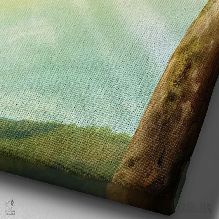 تابلو دکوراتیو هر روز یک داستان اثر دیوگو وریسی مو - نمای نزدیک بافت بوم