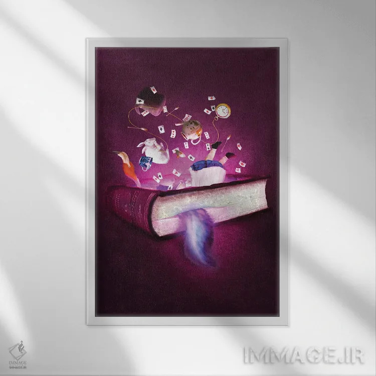 تابلو دکوراتیو داستان های عجیب و غریب اثر دیوگو وریسی مو - نمای قابدار سفید