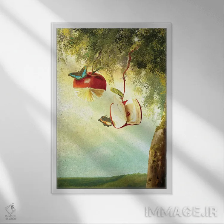 تابلو دکوراتیو هر روز یک داستان اثر دیوگو وریسی مو - نمای قابدار سفید