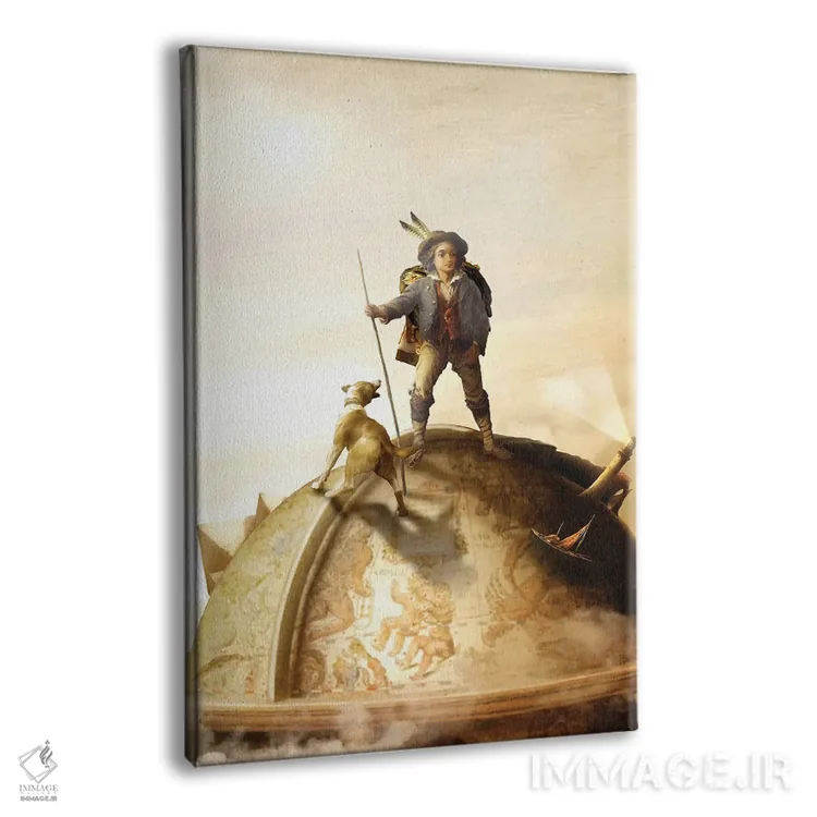 تابلو دکوراتیو کاوشگر کوچک اثر دیوگو وریسی مو - نمای پرسپکتیو محصول