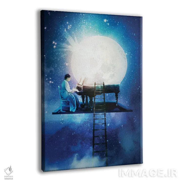 تابلو دکوراتیو سونات ماه اثر دیوگو وریسی مو - نمای پرسپکتیو محصول