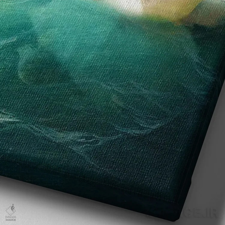 تابلو دکوراتیو رانده شدن به دوردست اثر دیوگو وریسی مو - نمای نزدیک بافت بوم