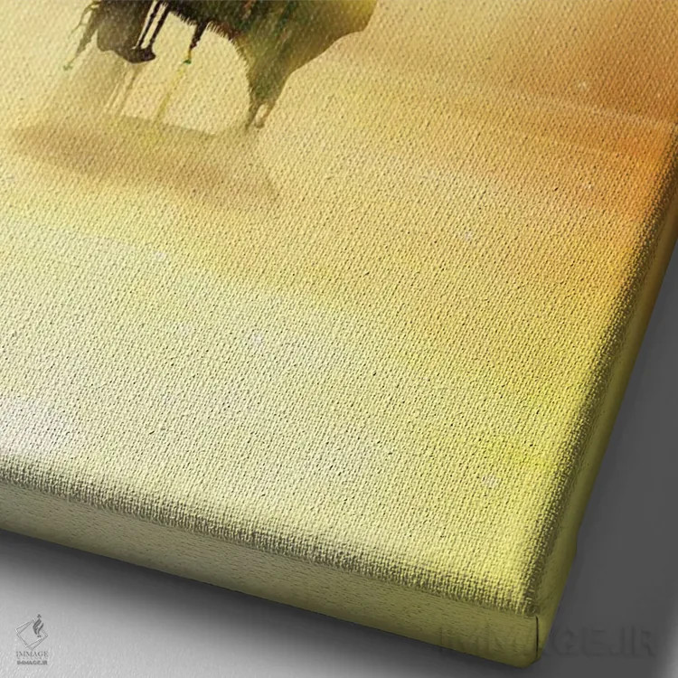 تابلو دکوراتیو کنسرت درخشان اثر دیوگو وریسی مو - نمای نزدیک بافت بوم